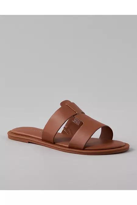 AE Slide Sandal Women's Cognac by AMERICAN EAGLE AE Slide Sandal Women's Cognac by AMERICAN EAGLE