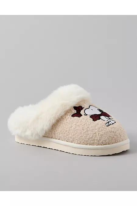 AE Snoopy Scuff Slipper Women's Beige by AMERICAN EAGLE