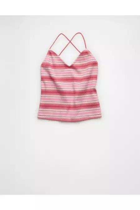 AE Strappy Goucky Tank Top Women's Brick Red by undefined