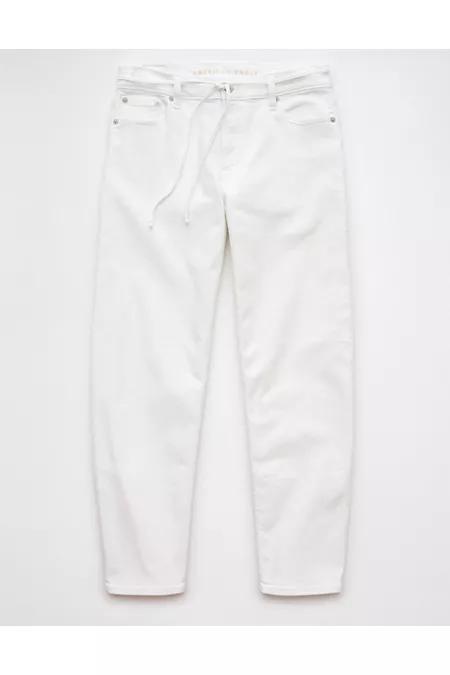 AE Stretch Barrel Jean Women's Cool White by AMERICAN EAGLE AE Stretch Barrel Jean Women's Cool White by AMERICAN EAGLE
