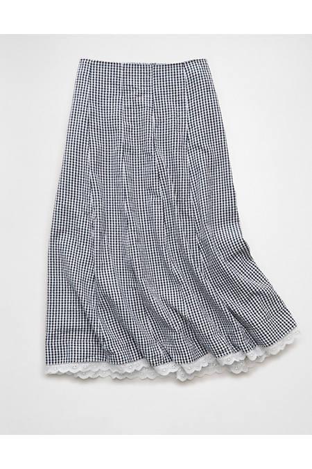 AE Stretch High-Waisted Midi Skirt Women's Multi by AMERICAN EAGLE AE Stretch High-Waisted Midi Skirt Women's Multi by AMERICAN EAGLE