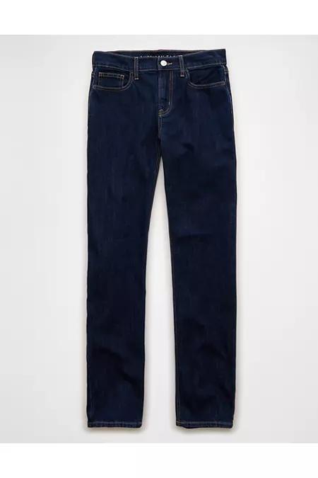 AE Stretch High-Waisted Straight Jean Women's Dark Rich Indigo by AMERICAN EAGLE AE Stretch High-Waisted Straight Jean Women's Dark Rich Indigo by AMERICAN EAGLE