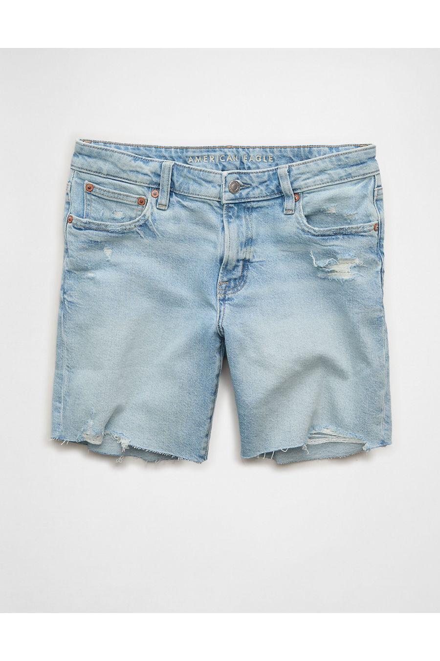 AE Stretch Low-Rise Skinny Bermuda Short Women's Authentic Light by AMERICAN EAGLE