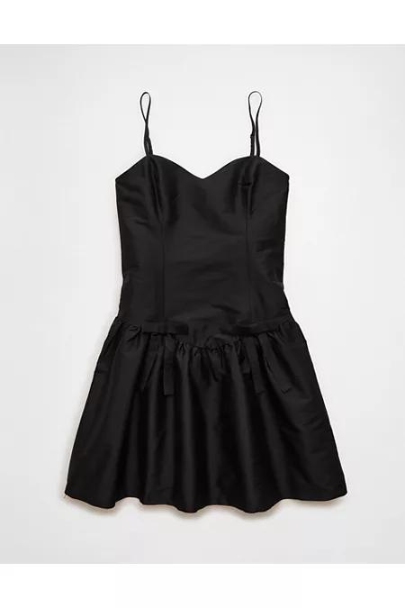 AE Sweetheart Bella Bow Mini Dress Women's Black by AMERICAN EAGLE