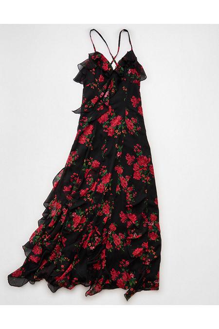 AE Tiered Ruffle Maxi Dress Women's Multi by AMERICAN EAGLE AE Tiered Ruffle Maxi Dress Women's Multi by AMERICAN EAGLE