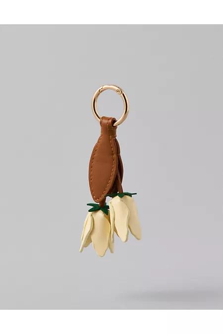 AE Tulip Bag Charm Women's Cream by AMERICAN EAGLE