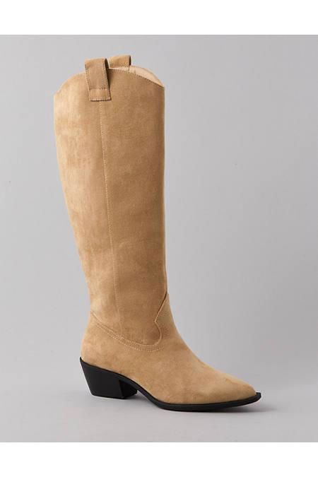 AE Western Knee-High Boot Women's Hazelnut by AMERICAN EAGLE