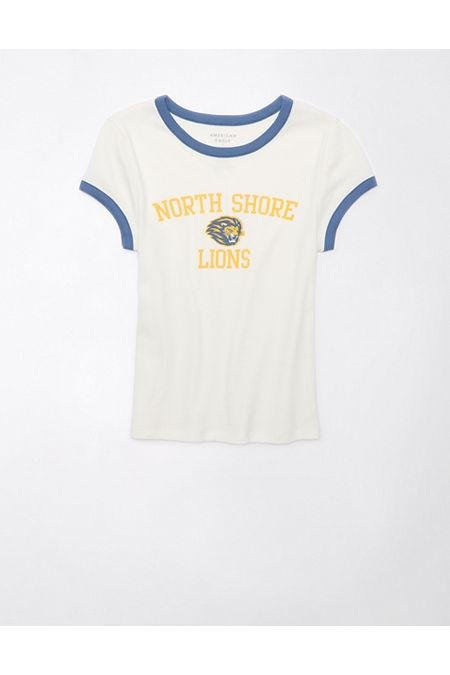 AE x Mean Girls North Shore Lions Tee Women's White XS by AMERICAN EAGLE