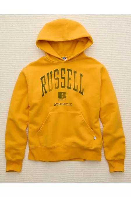 AE x Russell Athletic Hoodie Men's Yellow by AMERICAN EAGLE