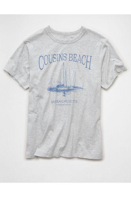 AE x The Summer I Turned Pretty Graphic T-Shirt Women's Heather Gray by AMERICAN EAGLE AE x The Summer I Turned Pretty Graphic T-Shirt Women's Heather Gray by AMERICAN EAGLE