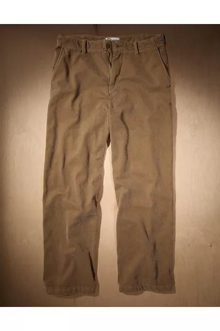 AE x Tru Kolors Chenille Baggy Trouser Men's Khaki by AMERICAN EAGLE AE x Tru Kolors Chenille Baggy Trouser Men's Khaki by AMERICAN EAGLE