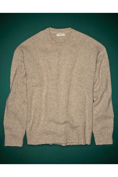 AE77 Premium Alpaca-Blend Sweater NULL Light Brown XL by AMERICAN EAGLE