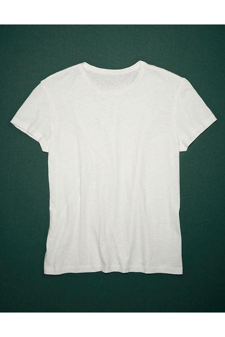 AE77 Premium Classic Crewneck T-Shirt NULL White S by AMERICAN EAGLE