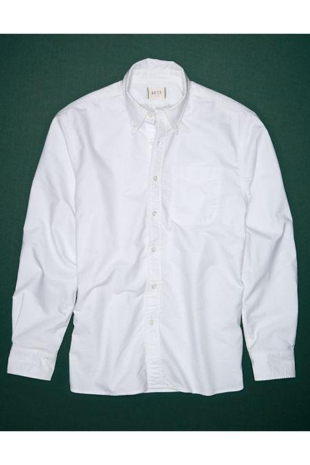 AE77 Premium Classic Oxford Shirt NULL White S by AMERICAN EAGLE