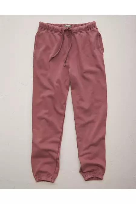 AE77 Premium Fleece Jogger NULL Rose by AMERICAN EAGLE AE77 Premium Fleece Jogger NULL Rose by AMERICAN EAGLE