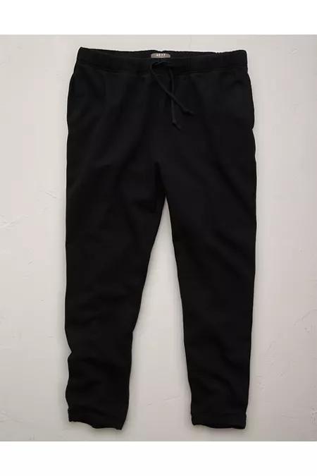AE77 Premium Fleece Jogger NULL True Black by AMERICAN EAGLE AE77 Premium Fleece Jogger NULL True Black by AMERICAN EAGLE