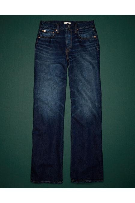 AE77 Premium Stovepipe Jean NULL Dark Wash 2 Short by AMERICAN EAGLE
