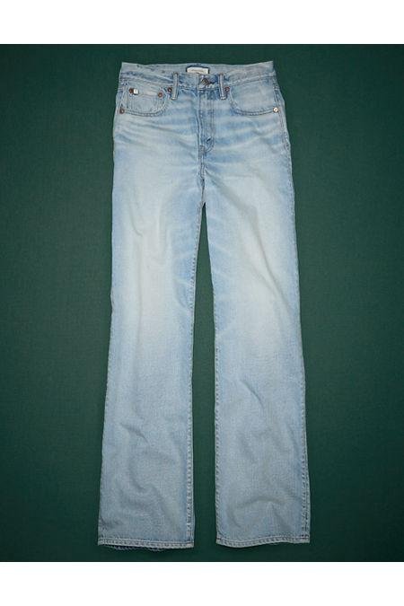AE77 Premium Stovepipe Jean NULL Light Wash 10 Short by AMERICAN EAGLE