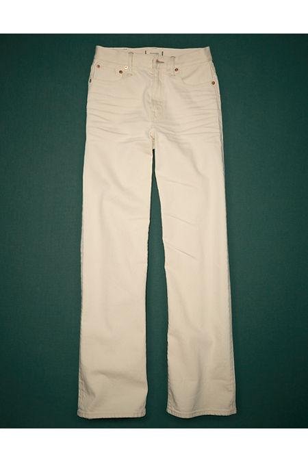 AE77 Premium Stovepipe Jean NULL Natural 4 Regular by AMERICAN EAGLE