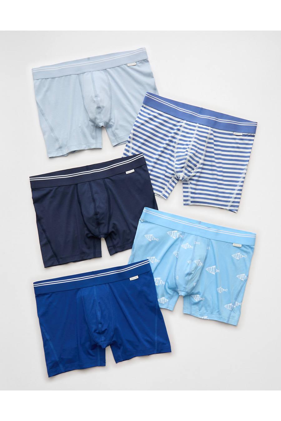 AEO Men's 4.5" Classic Boxer Brief 5-Pack Men's Multi by AMERICAN EAGLE