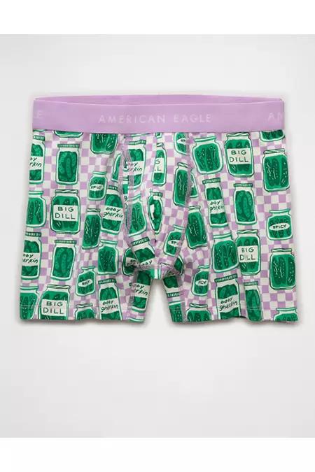 AEO Men's 4.5" Classic Boxer Brief Men's Purple by AMERICAN EAGLE