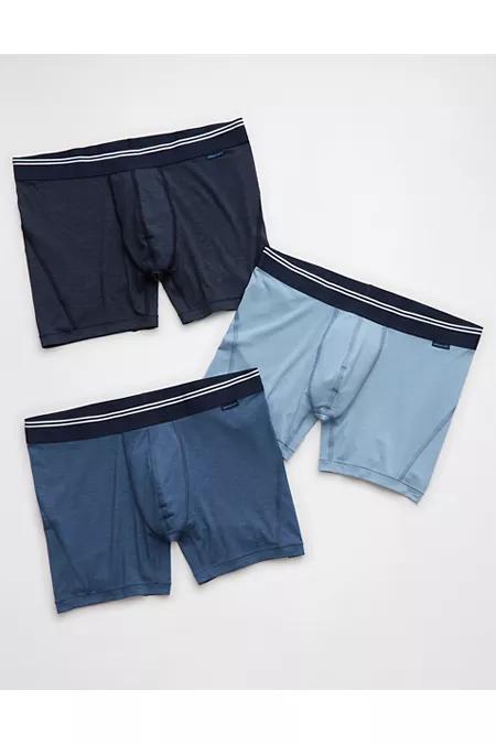 AEO Mens 4.5 Ultra Soft Boxer Brief 3-Pack Men's Multi by AMERICAN EAGLE