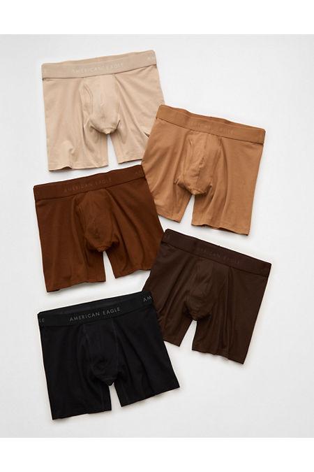 AEO Men's 6" Classic Boxer Brief 5-Pack Men's Multi by AMERICAN EAGLE