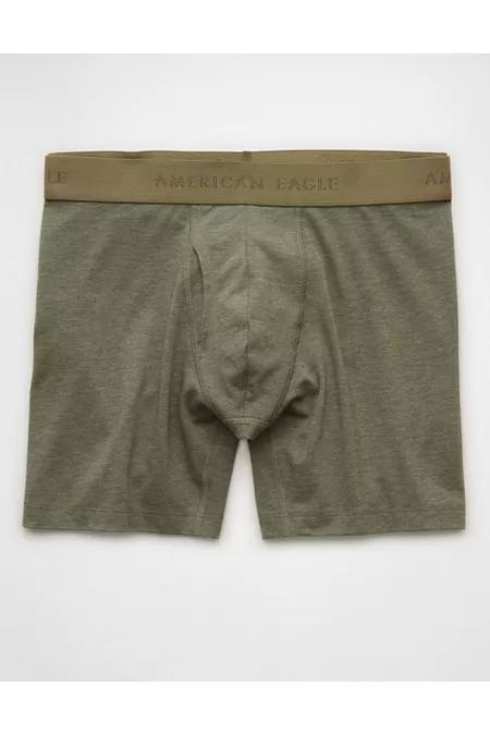 AEO Men's 6" Classic Boxer Brief Men's Olive Daze by AMERICAN EAGLE