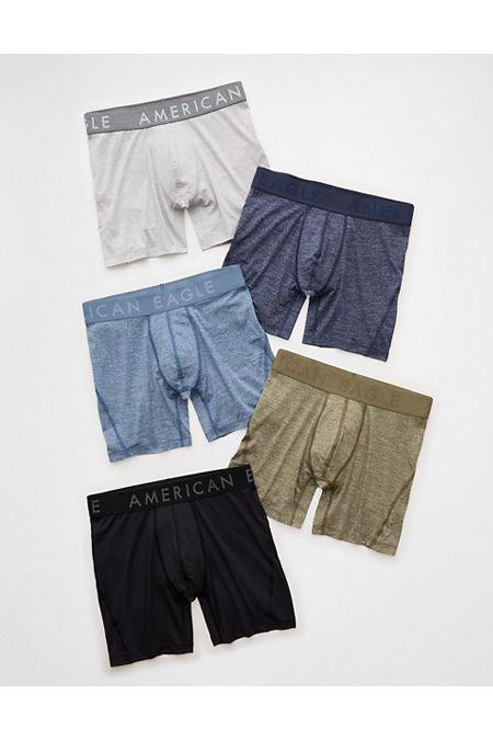 AEO Men's 6" Flex Boxer Brief 5-Pack Men's Multi by AMERICAN EAGLE