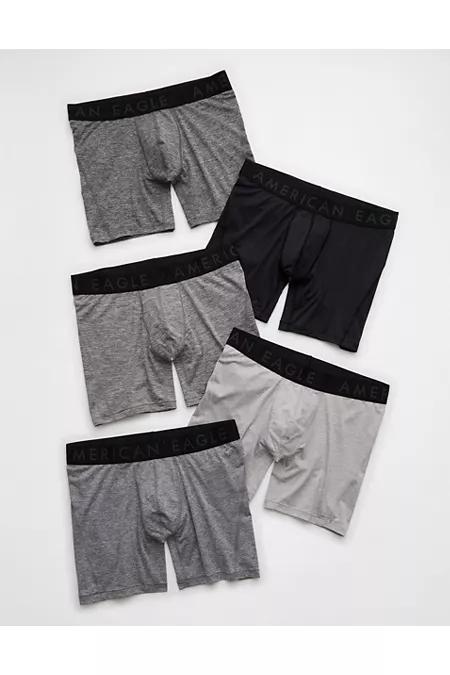 AEO Mens 6 Flex Boxer Brief 5-Pack Men's Multi by AMERICAN EAGLE