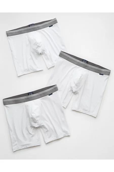 AEO Mens 6 Ultra Soft Boxer Brief 3-Pack Men's Multi by AMERICAN EAGLE