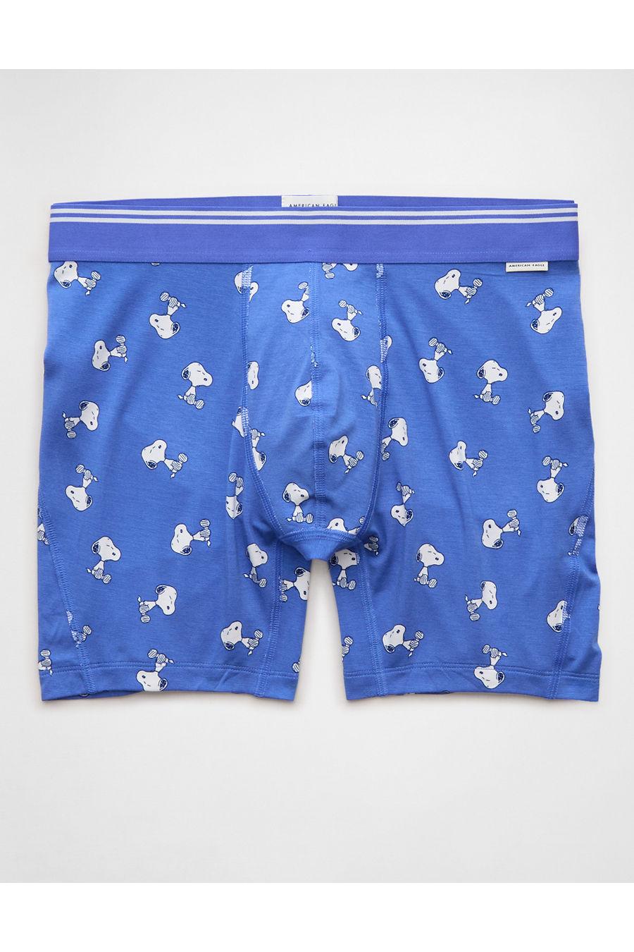 AEO Men's 6" Ultra Soft Boxer Brief Men's Cobalt by AMERICAN EAGLE