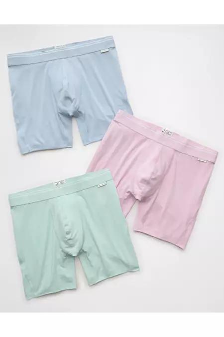 AEO Men's 6" Ultraoft Boxer Brief 3-Pack Men's Multi by AMERICAN EAGLE