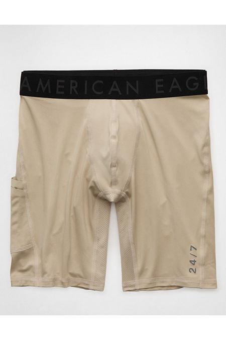 AEO Men's 8" Flex Boxer Brief Men's Beige by AMERICAN EAGLE AEO Men's 8" Flex Boxer Brief Men's Beige by AMERICAN EAGLE
