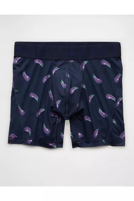 AEO Men's Eggplant 6" Flex Boxer Brief Men's Navy by AMERICAN EAGLE AEO Men's Eggplant 6" Flex Boxer Brief Men's Navy by AMERICAN EAGLE