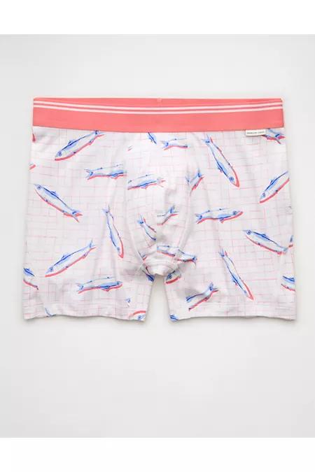 AEO Men's Food 4.5" Ultra Soft Boxer Brief Men's White by AMERICAN EAGLE