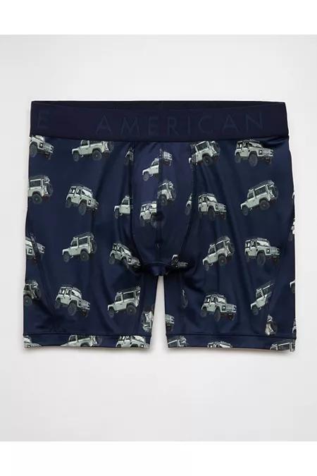 AEO Men's Skeleton X-Ray 6" Flex Boxer Brief Men's Indigo by AMERICAN EAGLE