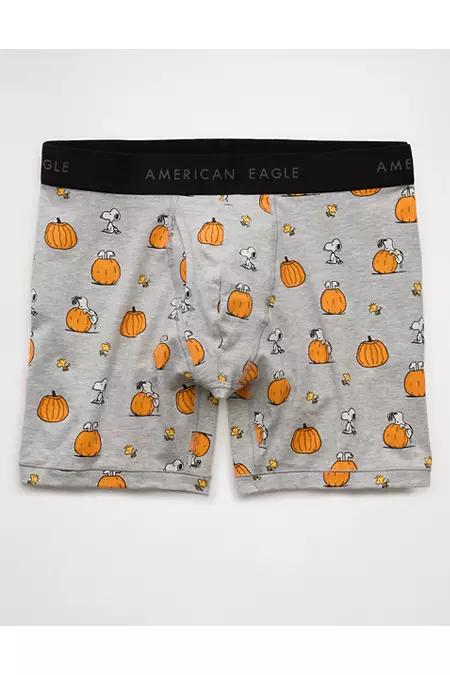 AEO Men's Snoopy Halloween 6" Classic Boxer Brief Men's Grey by AMERICAN EAGLE AEO Men's Snoopy Halloween 6" Classic Boxer Brief Men's Grey by AMERICAN EAGLE