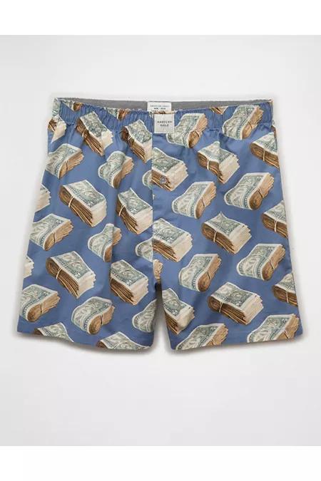 AEO Men's Stretch Boxer Short Men's Blue Haven by AMERICAN EAGLE