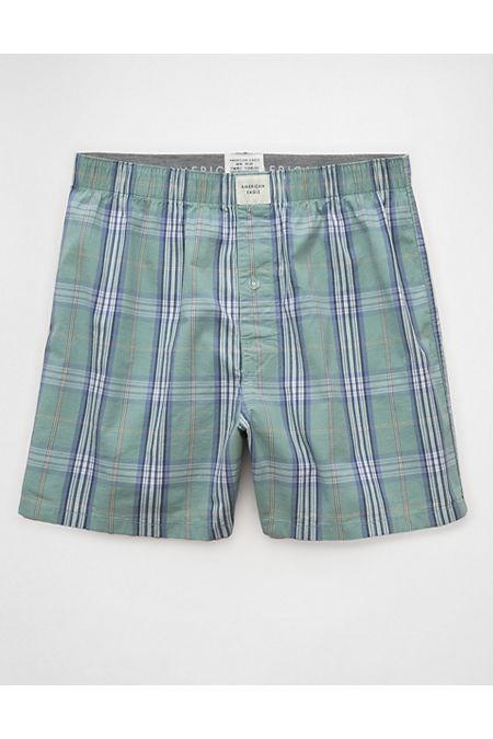 AEO Men's Stretch Classic Boxer Short Men's Green by AMERICAN EAGLE