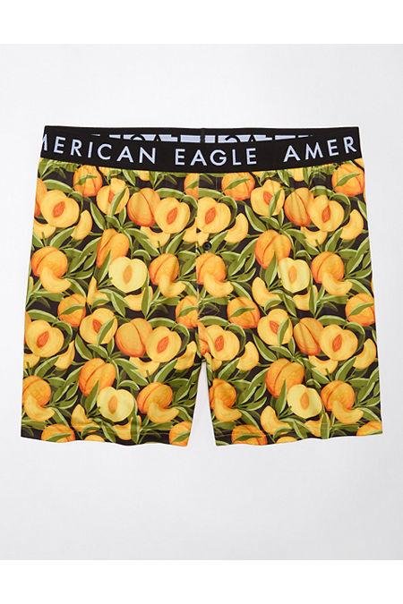 AEO Peaches Ultra Soft Pocket Boxer Short Men's Orange L by AMERICAN EAGLE