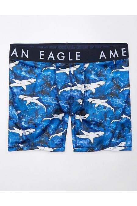 AEO Sharks 6 Flex Boxer Brief Men's Classic Blue XXXL by AMERICAN EAGLE