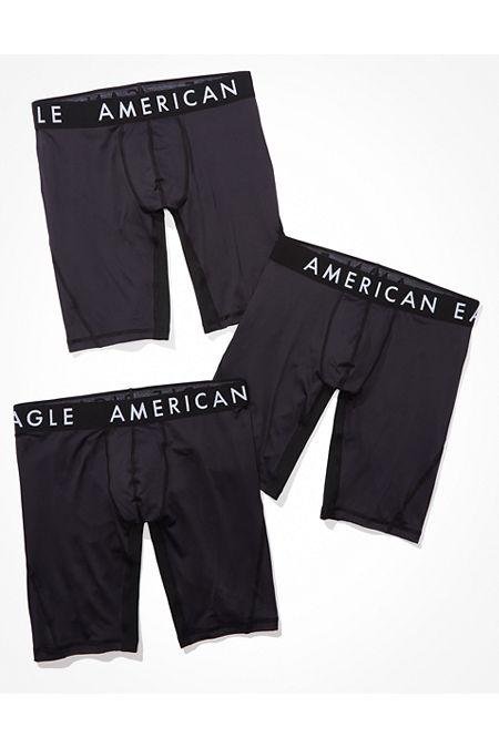 AEO Solid 9 Flex Boxer Brief 3-Pack Men's Multi S by AMERICAN EAGLE