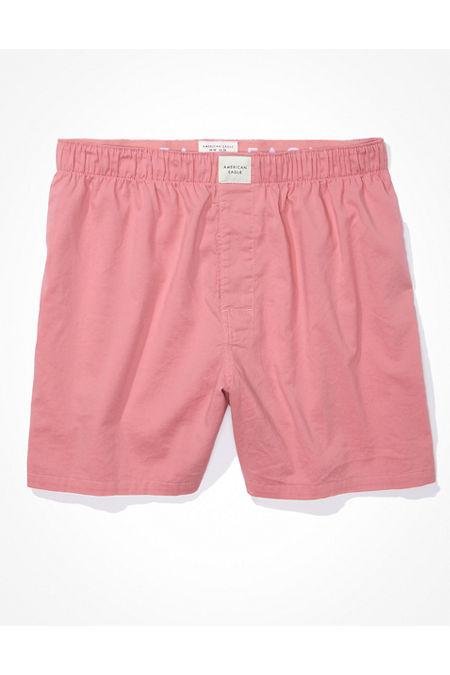 AEO Solid Stretch Boxer Short Men's Light Pink XXXL by AMERICAN EAGLE