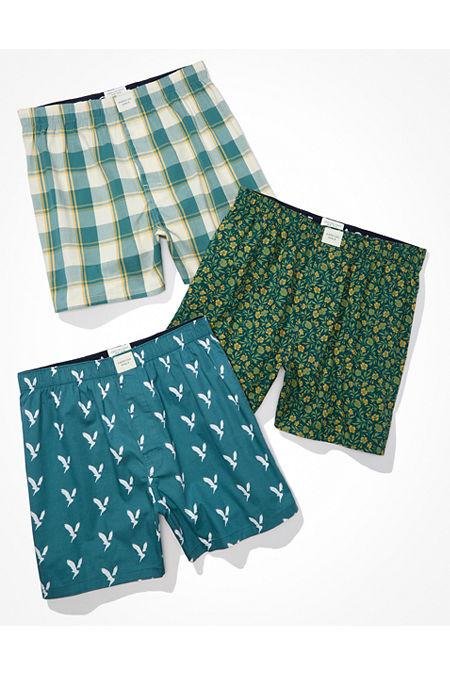 AEO Stretch Boxer Short 3-Pack Men's Multi M by AMERICAN EAGLE