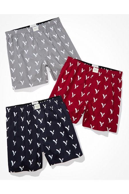 AEO Stretch Boxer Short 3-Pack Men's Multi XL by AMERICAN EAGLE