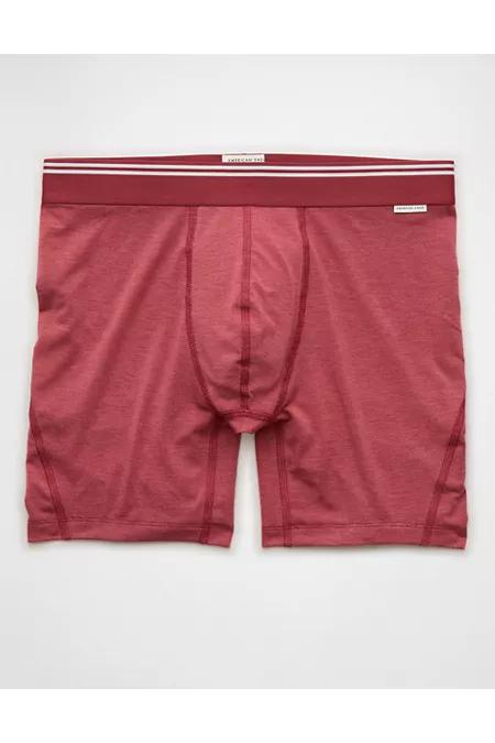 AEOen's 6" Ultra Soft Boxer Briefen's Spicy Coral by AMERICAN EAGLE