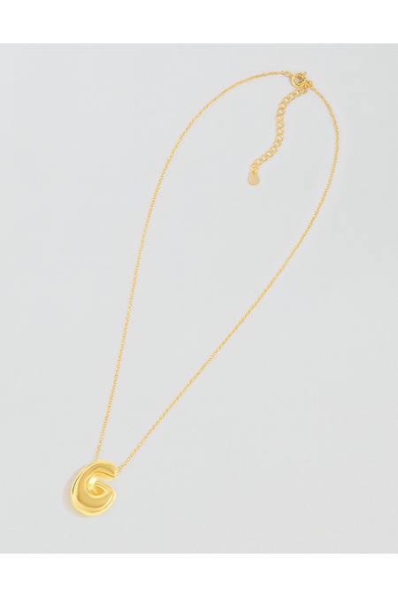 Athra Bubble Letter Necklace Women's Gold by AMERICAN EAGLE