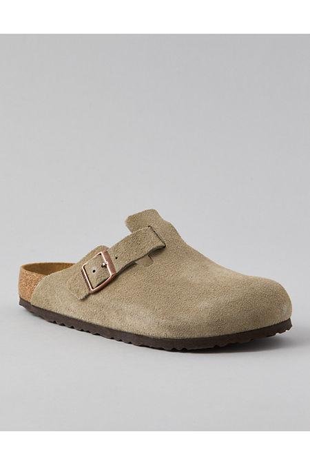 Birkenstock Mens Boston Soft Footbed Clog Men's Taupe 44 (US 11) by AMERICAN EAGLE