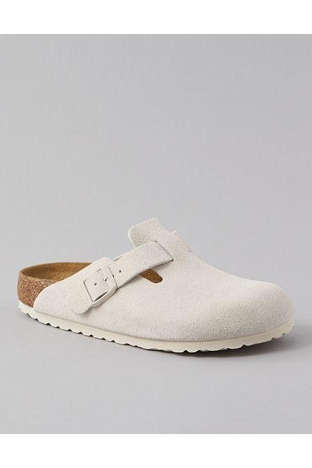 Birkenstock Womens Boston Soft Footbed Clog Women's White 39 (US 8) by AMERICAN EAGLE